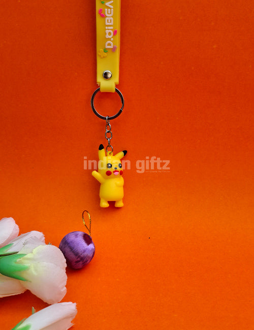 Cute Pikachu 3D Pokémon Keychain – Fun & Stylish Key Chain for All Ages. Ideal for Kids , birthday Return Gift & Daily Use