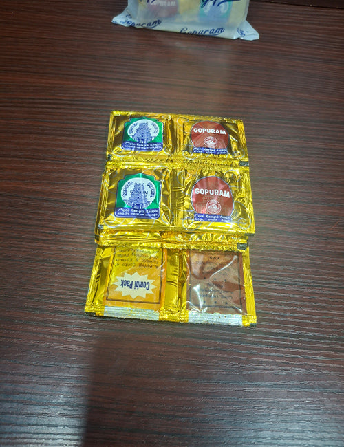 Gopuram Manjal Kumkum Sachet