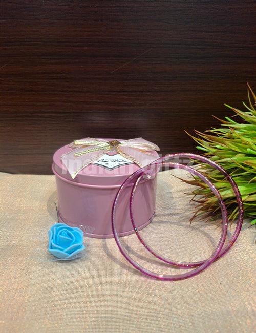 Round Tin Bangle Gift Set