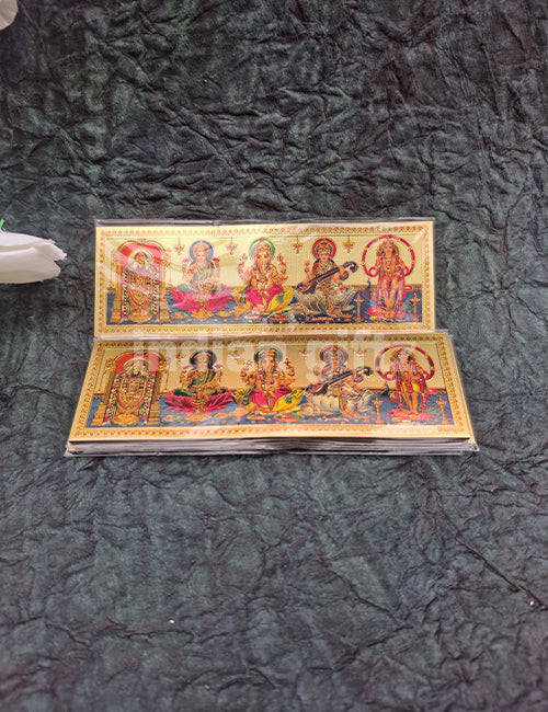 Lord Ganesha Padmavati Titupathi Balaji Laxmi & Saraswathi Magnetic Door Sticker Home Decor & Retun Gifts