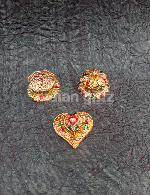 Small Lotus Kumkum Platter
