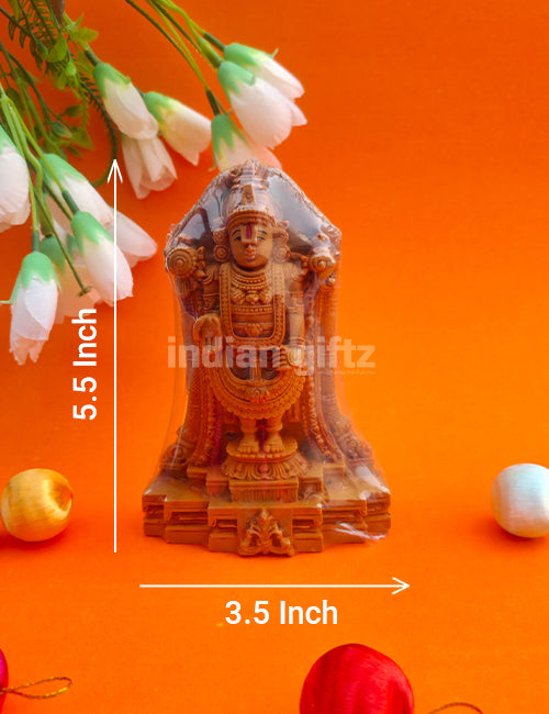 Polyresin Lord Balaji Swamy Statue for Pooja Room & Return Gifts