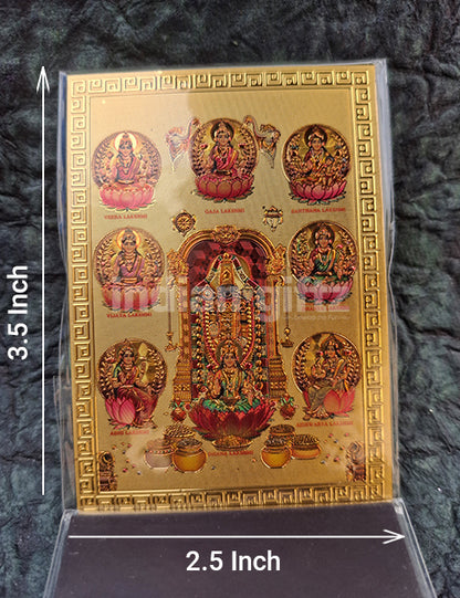Lord Venkateswara with Saraswathi & Lakshmi Magnetic Door Sticker Home Decor & Retun Gifts