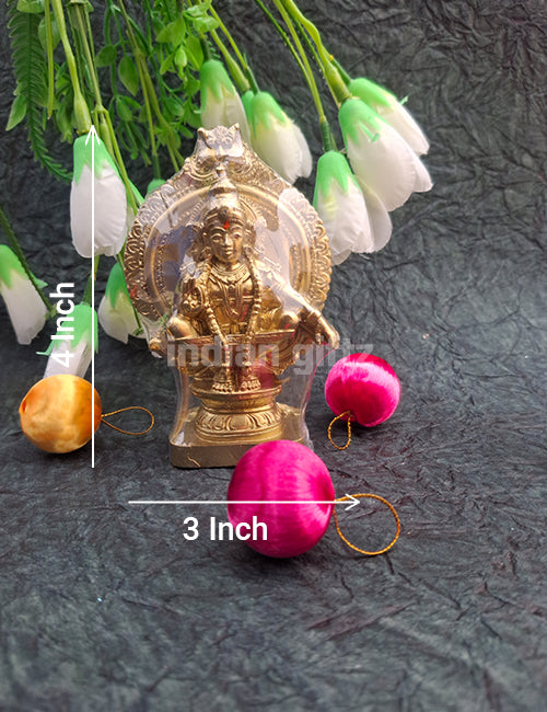 Lord Ayyapan Resin Statue – Ayyapan Idol for Pooja Room & Return Gifts