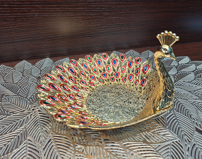 Peacock Candle Holder