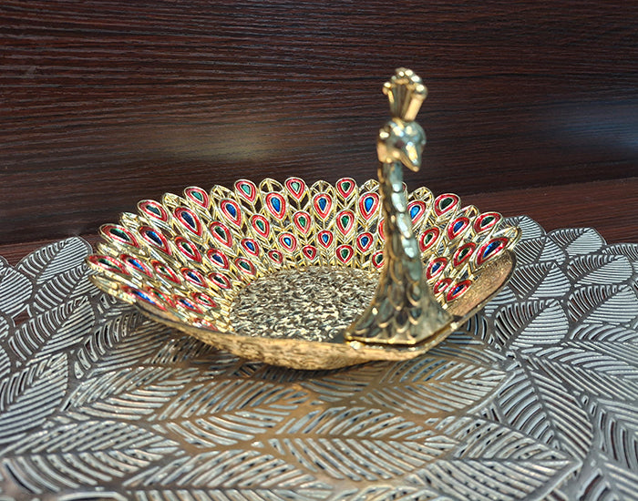 Peacock Candle Holder