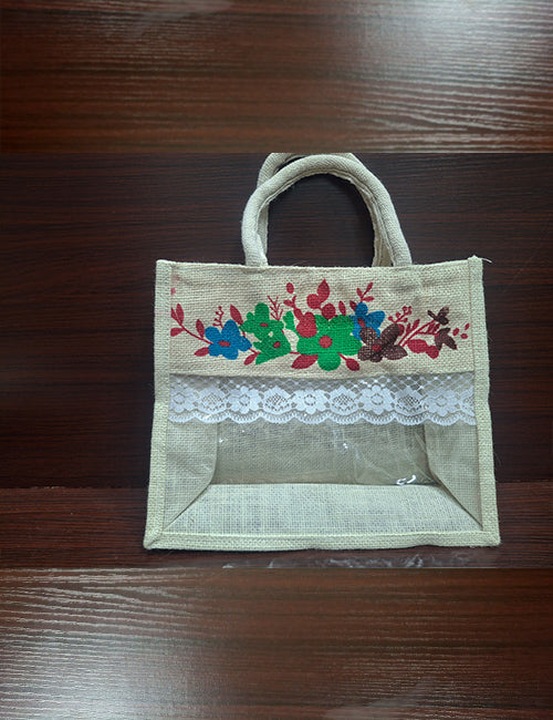 Printed  Window Jute Bag
