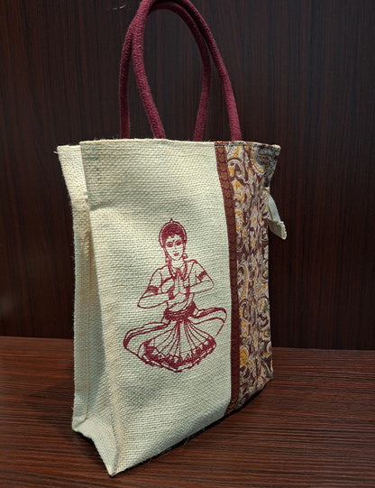 Bharatanatyam Jute Bag