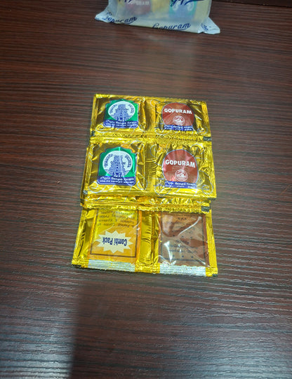Gopuram Manjal Kumkum Sachet