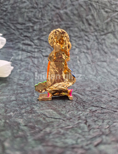 Lord Murugan Multi Colour Car Dashboard Metal Statue