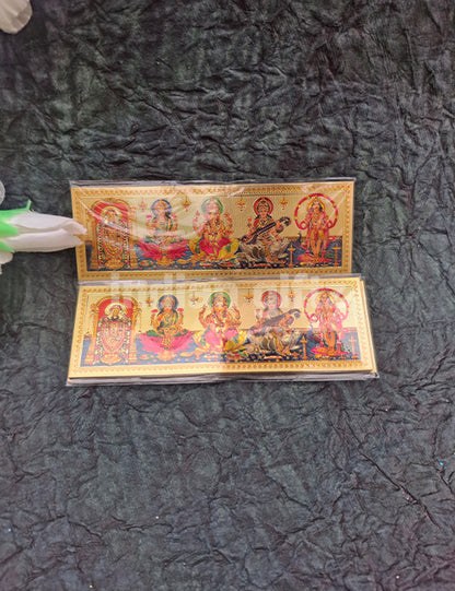 Lord Ganesha Padmavati Titupathi Balaji Laxmi & Saraswathi Magnetic Door Sticket Home Decor & Retun Gifts