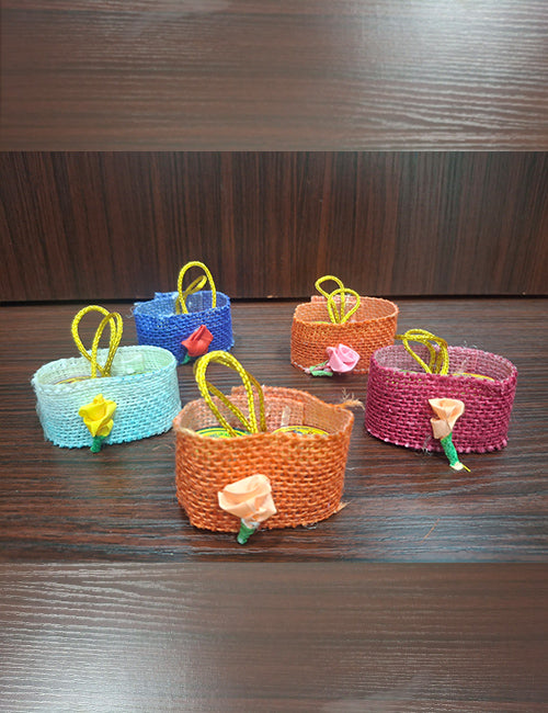 Gopuram Basket Kumkum Manjal Set