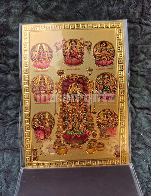 Lord Venkateswara with Saraswathi & Lakshmi Magnetic Door Sticket Home Decor & Retun Gifts