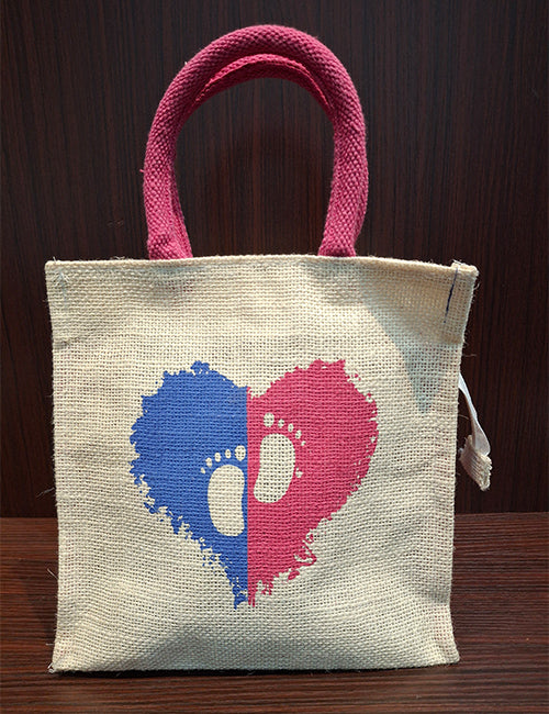 Baby Shower Jute Bag