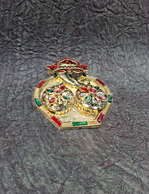 Ganapathy Kumkum Platter (3.5x5 Inch)
