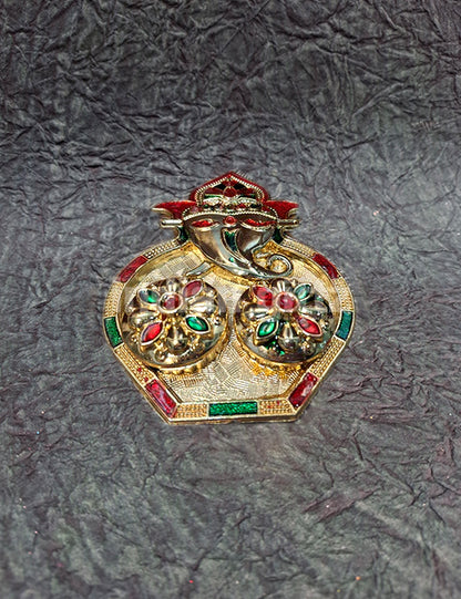 Ganapathy Kumkum Platter (3.5x5 Inch)