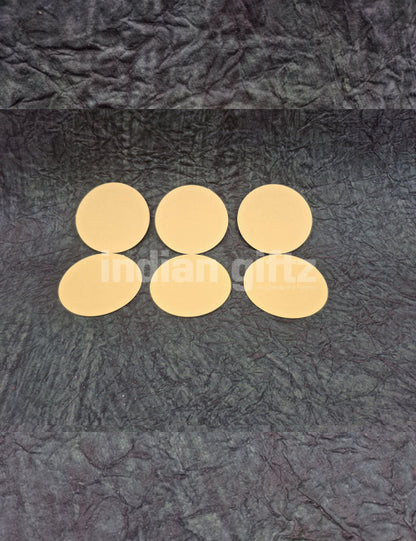 Round Gold Plated Self-Adhesive Hanuman Carrying Sanjeevani Mountain Sticker