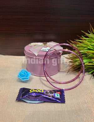 Round Tin Bangle Gift Set