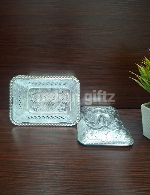 Silver Plastic Box