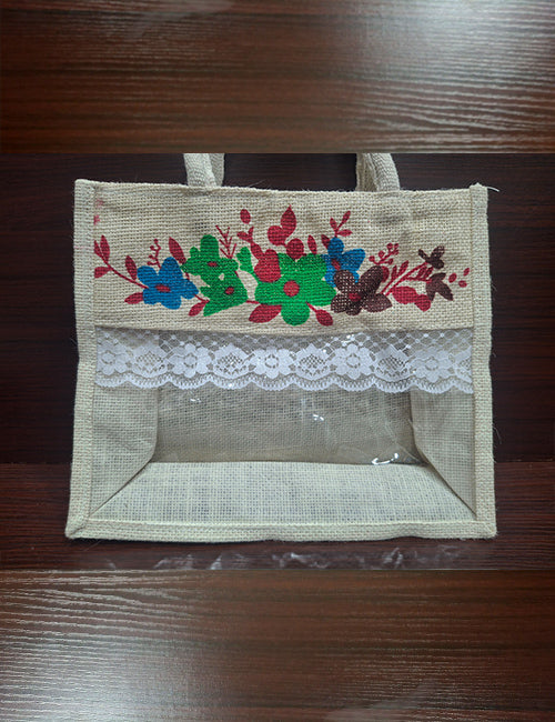 Printed  Window Jute Bag