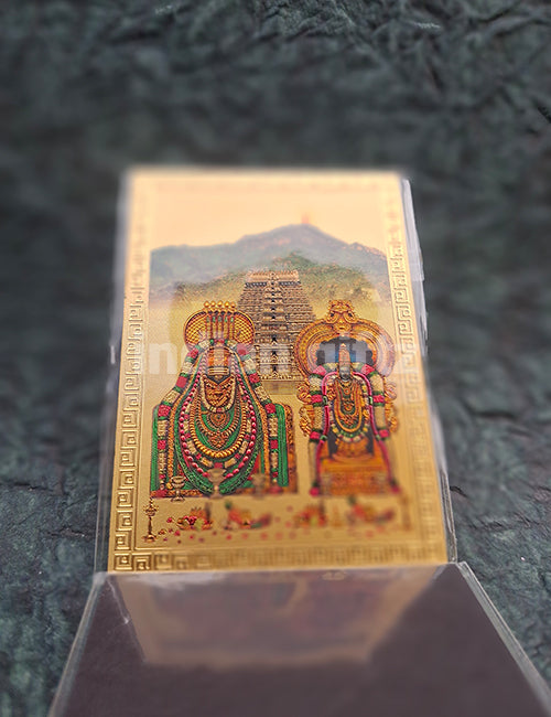 Padmavathi Thayar & Tirupathi Balaji Door Magnetic Sticker – Perfect for Home, Office, Pooja Room, Worship & Decorative Use