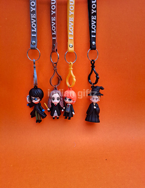 Harry Porter Theme Multi Character Keychain – Fun & Stylish Key Chain for All Ages.  Ideal for Kids , birthday Return Gift & Daily Use