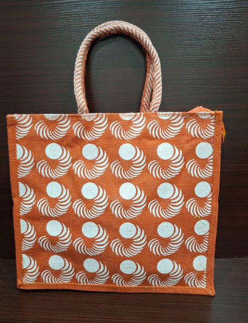 Circle 3D Jute Bag