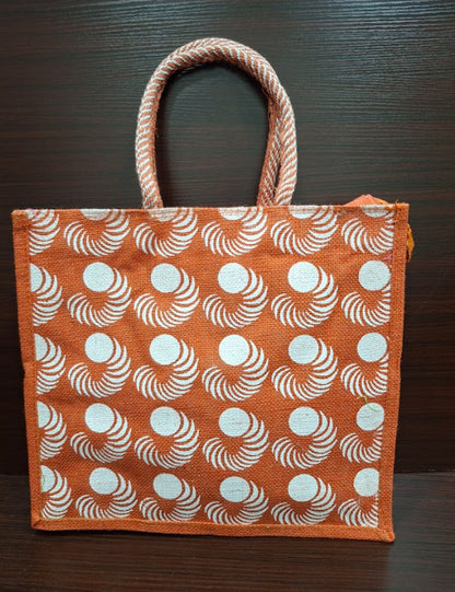 Circle 3D Jute Bag