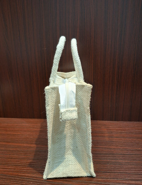 White Transparent Jute Bag