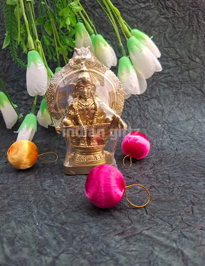 Lord Ayyapan Resin Statue – Ayyapan Idol for Pooja Room & Return Gifts