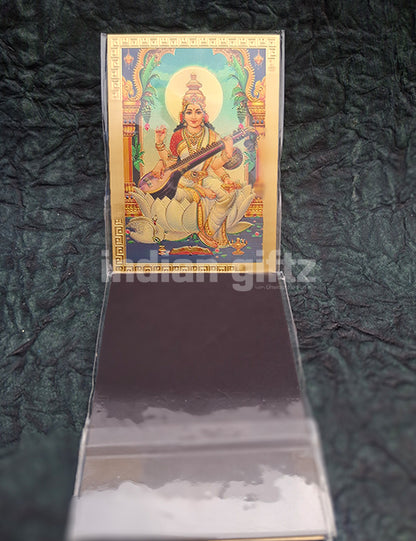 Lord Saraswathi Magnetic Door Sticker Home Decor & Retun Gifts