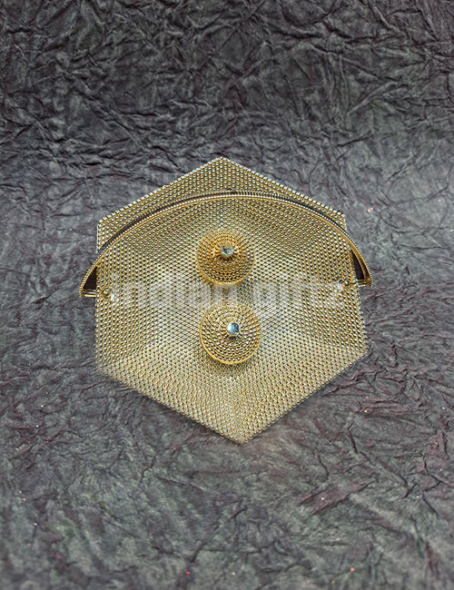 Silver Basket Kumkum Platter (6 Inch)