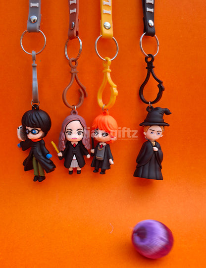Harry Porter Theme Multi Character Keychain – Fun & Stylish Key Chain for All Ages.  Ideal for Kids , birthday Return Gift & Daily Use