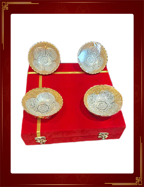 German  Four Bowl Set – Gold