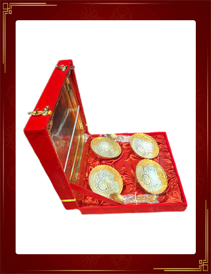 German  Four Bowl Set – Gold