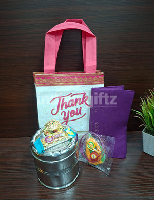 Steel Container Thambullam Bag Set