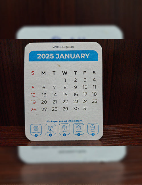 Plantable Calender