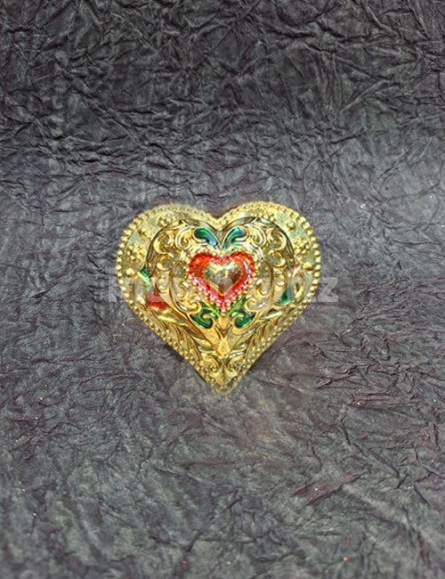 Small Heart Kumkum Platter