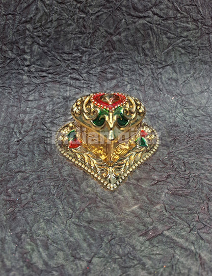 Small Heart Kumkum Platter
