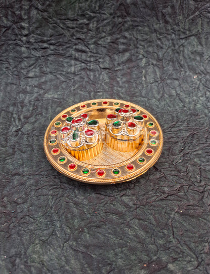 Full Moon Kumkum Platter