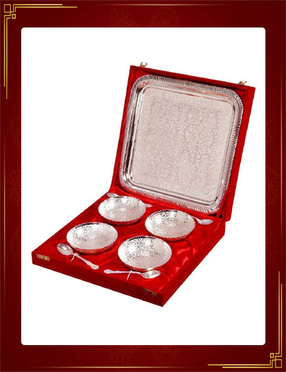 German Four Bowl Set – Silver