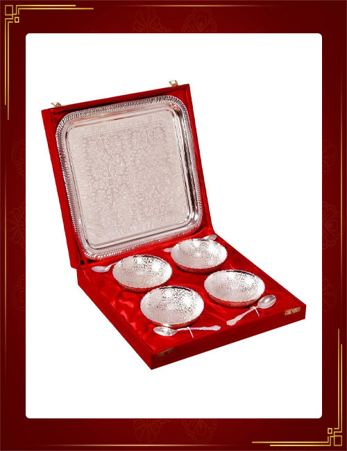 German Four Bowl Set – Silver