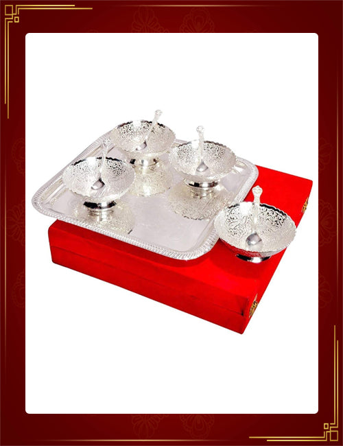 German Four Bowl Set – Silver