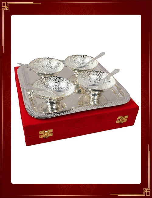 German Four Bowl Set – Silver