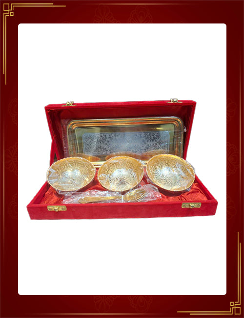 German Three Bowl Set (Gold)